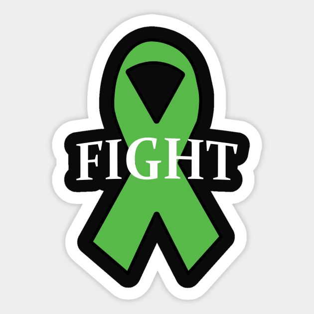 Lymphoma Fight Support and Healing Shirt Sticker by mangobanana